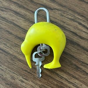 Louis Vuitton, yellow kiwi Block from America’s Gold cup, Rachel